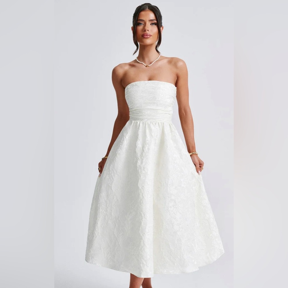 BABYBOO Saoirse Midi dress (Ivory)